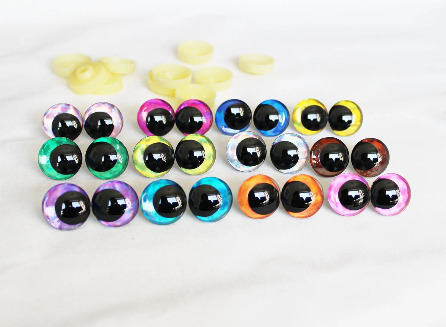 Doll House Accessories DESIGN 12mm14 16 18 20 25 30mm Cartoon 3D Glitter  Toy Safety Eyes Doll Pupil Eyes With Hard Washer D12 231023 From Men08,  $25.34